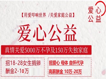 府谷捐卵助孕生子 爱心志愿者招募